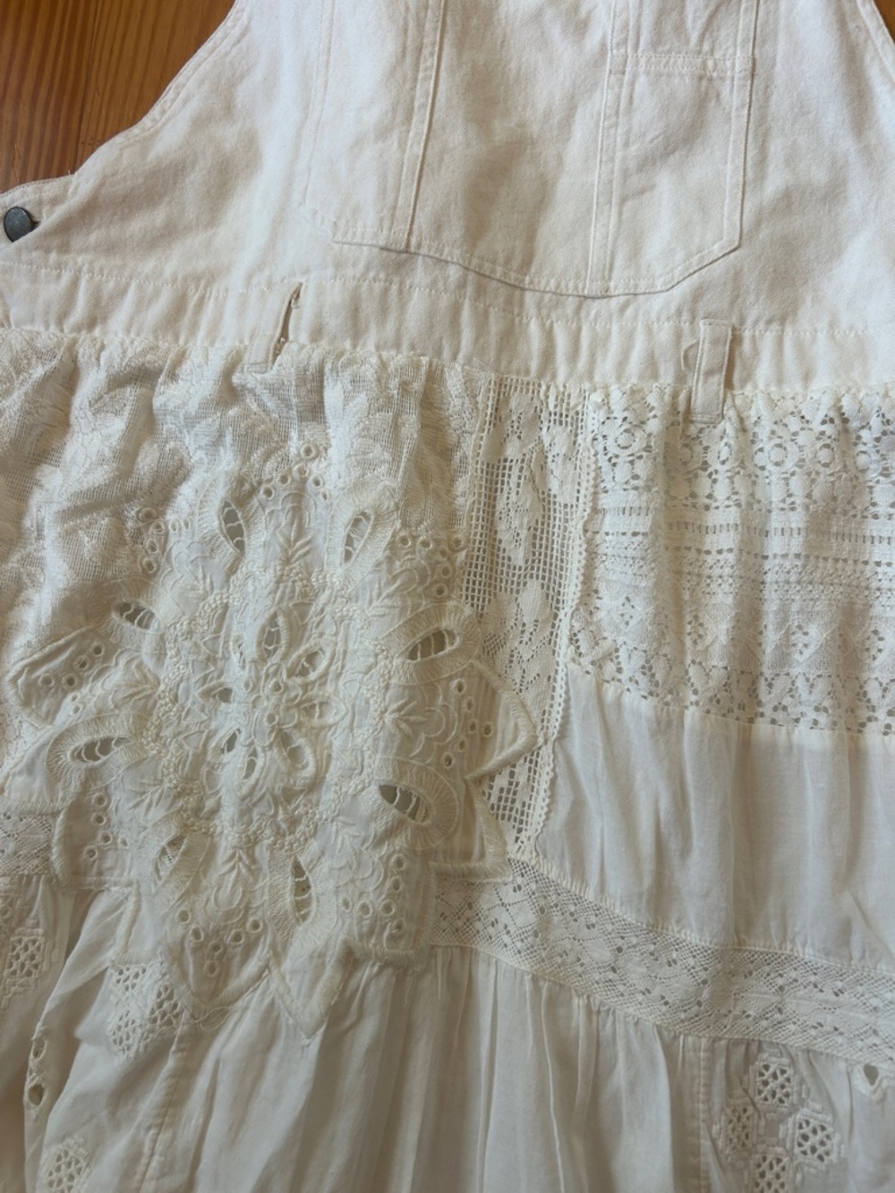 LuckyBra d Overall  Cutwork Maxi Dress - - Picture 7 of 10